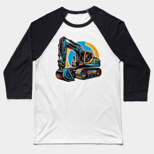 Excavator Baseball T-Shirt